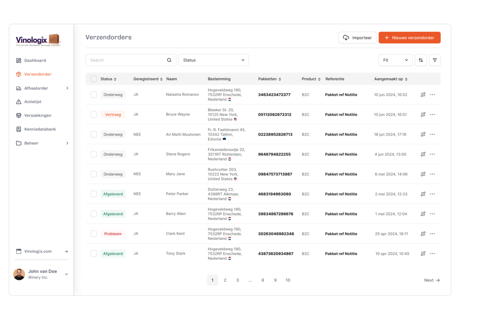 Shipping platform VLX Flow