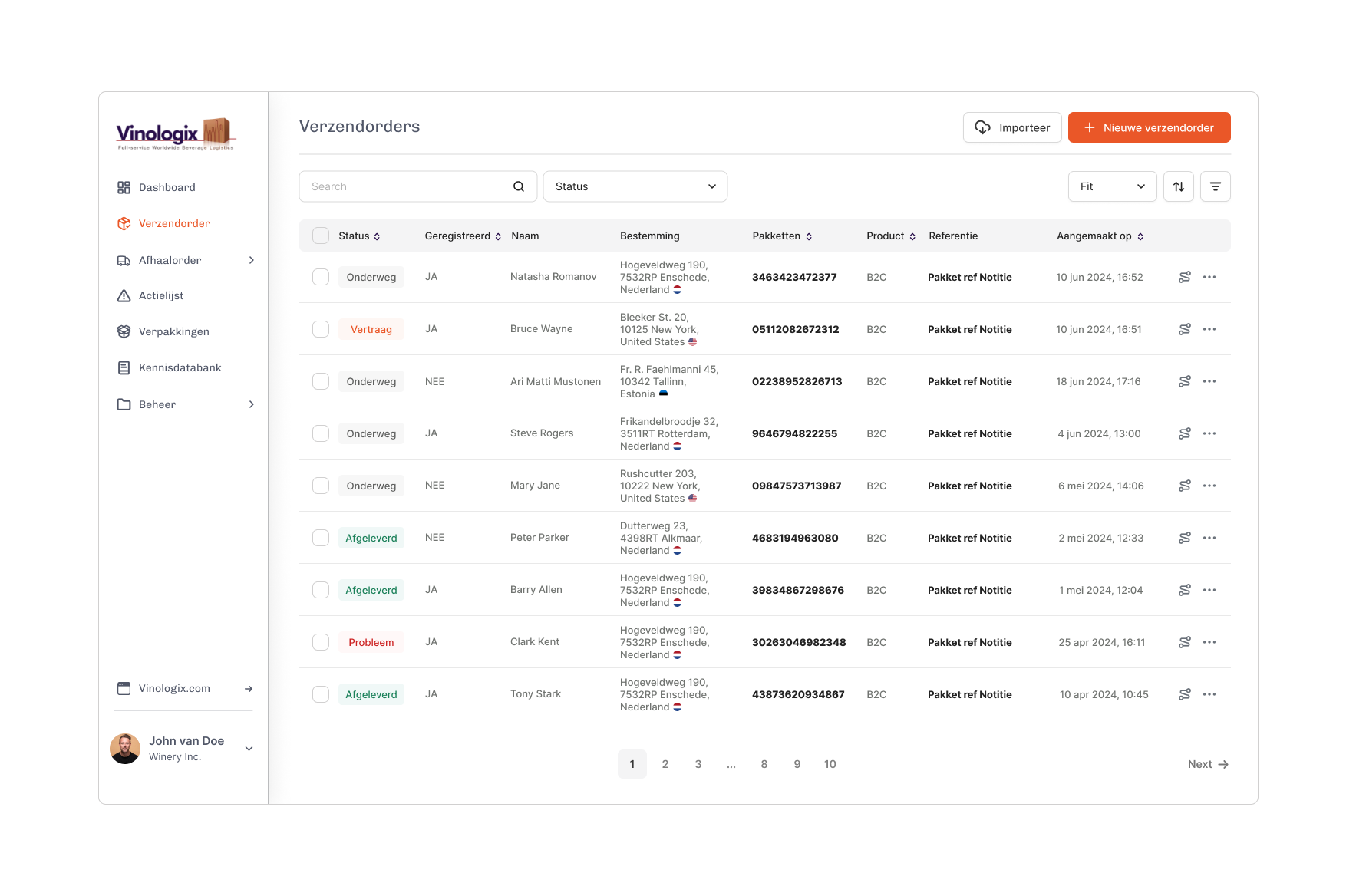 Shipping platform VLX Flow